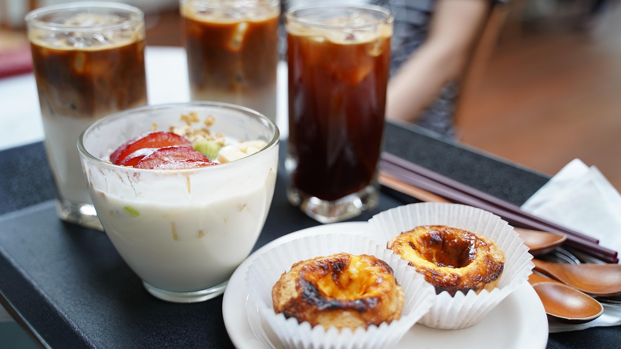 coffee, egg tart, cafe, egg, food, morning, caffeine, americano, coffee shop, egg tart, cafe, cafe, cafe, cafe, cafe, coffee shop